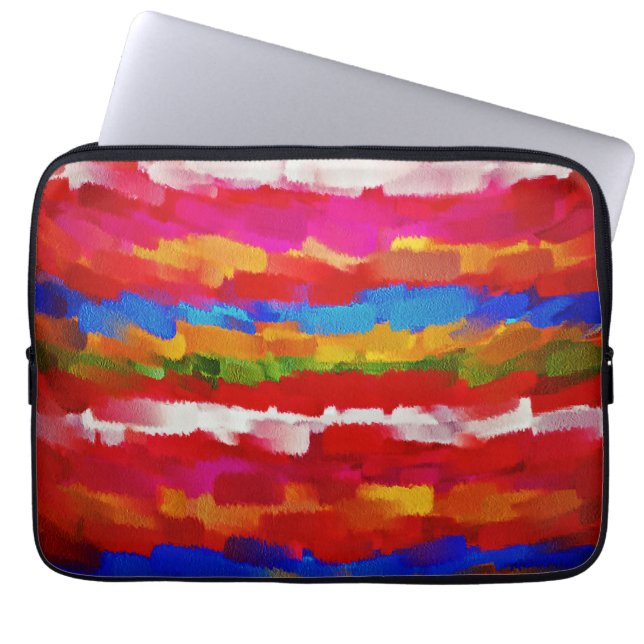 Paint Colour Brush Stroke Abstract Art #17 Laptop Sleeve (Front)