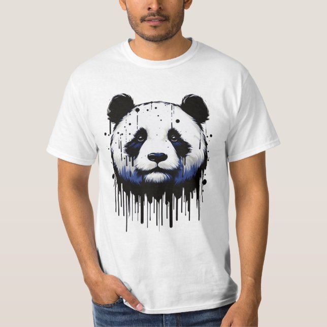 Paint Drip Panda T-Shirt (Front)