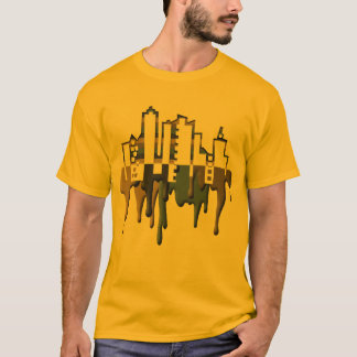 paint drip SKYLINE T-Shirt