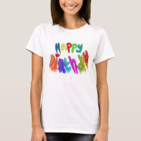 Paint Dripping Happy Birthday Women’s
