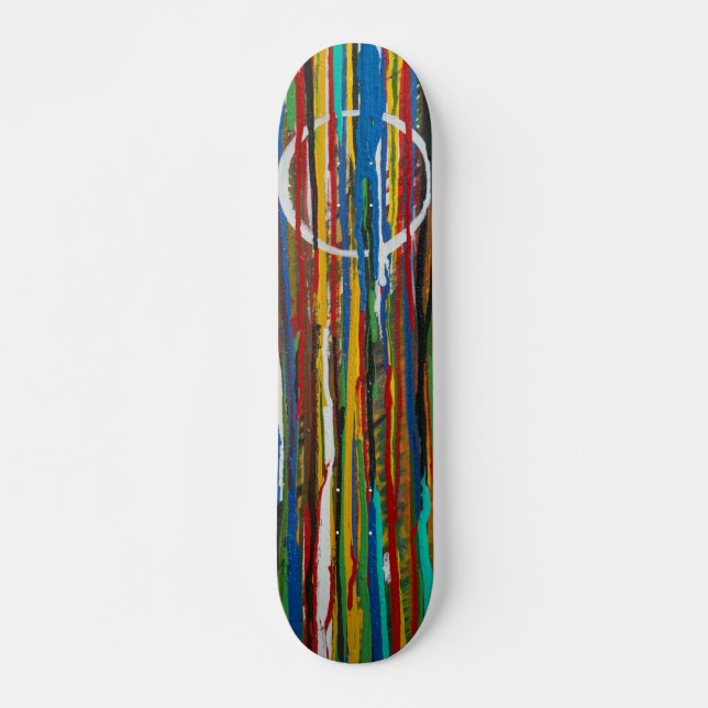 Paint DRIPS Skateboard (Front)