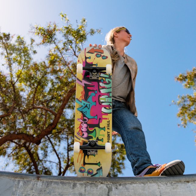 Paint Fall 8h Skateboard (Outdoor 1)