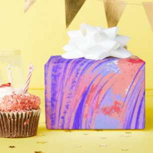 Paint & Feathers Wrapping Paper