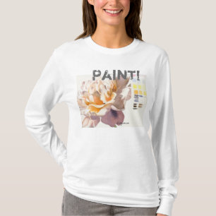 Paint! Flower Watercolor Tee Shirt