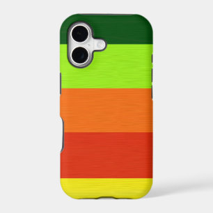 Paint green lime orange red yellow retro stripes 3