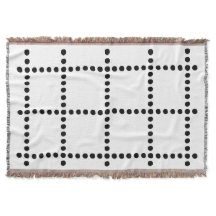 Paint Grid Throw Blanket