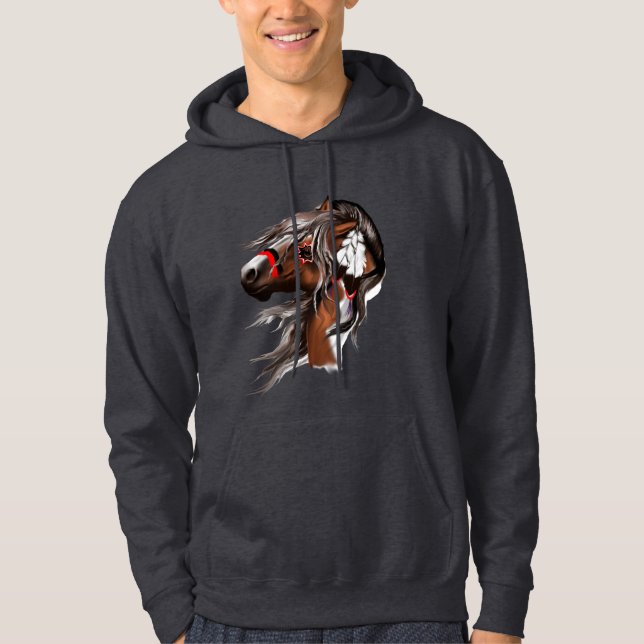 Paint Horse and Feathers Shirt (Front)