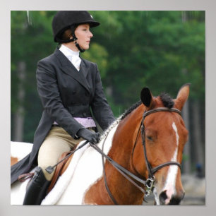 Paint Horse at Show Poster