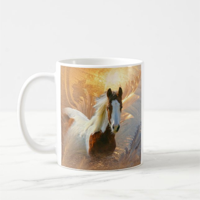 Paint Horse Gold Mugs (Left)