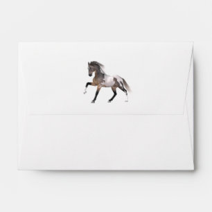 Paint Horse Running White Envelope