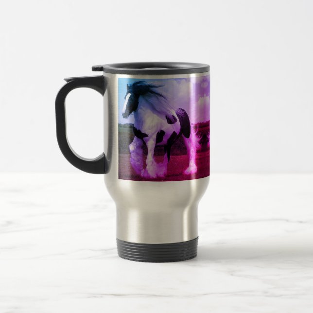 Paint Horse Travel/Commuter Mug (Left)