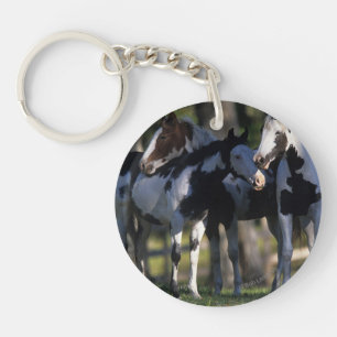 Paint Horses Key Ring