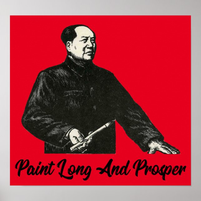Paint Long And Prosper Poster (Front)