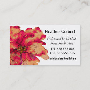Paint Me Autumn Caregiver Professional Business Card