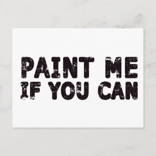 Paint Me If You Can Postcard