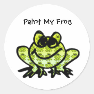 Paint My Frog Sticker - Customised