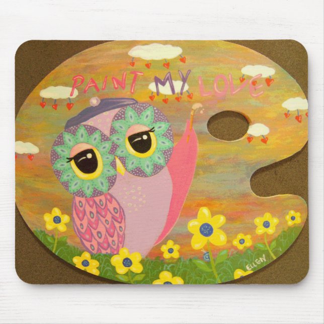 Paint My Love Mouse Pad (Front)