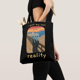 Paint My Own Reality The Scream Masterpiece Tote Bag