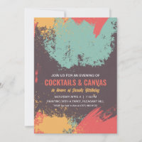 Paint Night Birthday Party