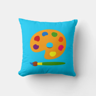Paint Palette Art Cushion