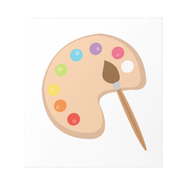 Paint Palette Notepad (Front)