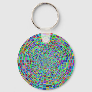 Paint Palette Vortex Customise Colour Wheel Key Ring