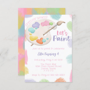 Paint Party Invitation