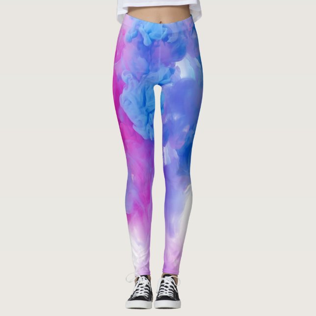 Paint Plumes Leggings (Front)