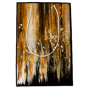 Paint Pour Cells Swipe Abstract Art Medium Gift Bag