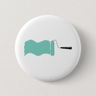 Paint Roller 6 Cm Round Badge