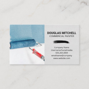 Paint Roller Painter Business Card
