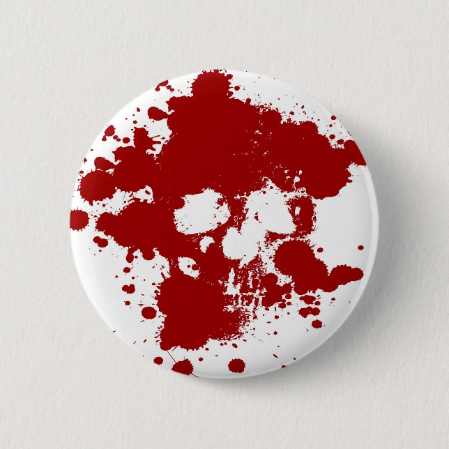 Paint Skull 6 Cm Round Badge (Front)