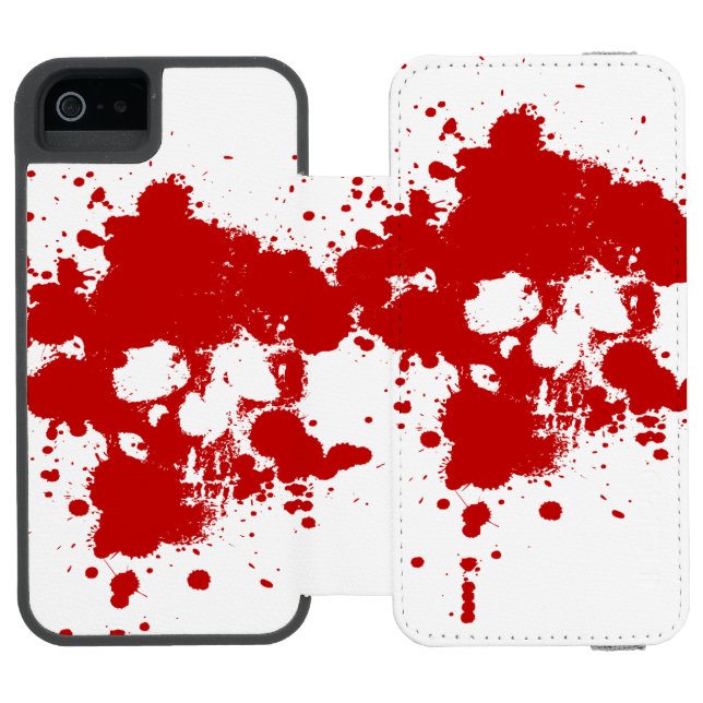 Paint Skull Incipio iPhone Wallet Case (Folio Open)
