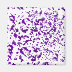 Paint Spatter Purple Magnet