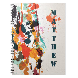 Paint Spatters Notebook