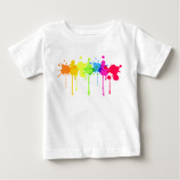 Paint Splash Baby T-Shirt