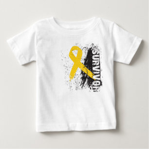Paint Splash Design - Neuroblastoma Survivor Baby T-Shirt