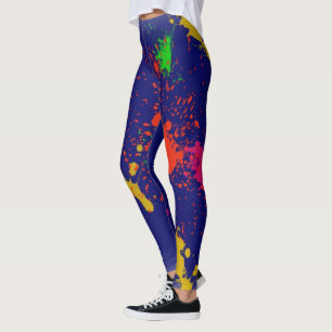 Paint Splash Designer Leggings - Gifts