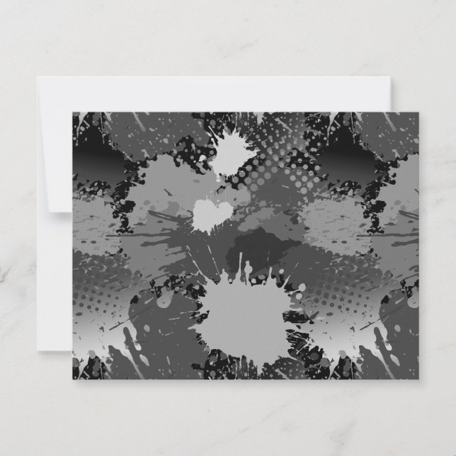 Paint Splash Pattern 2 Card (Front)