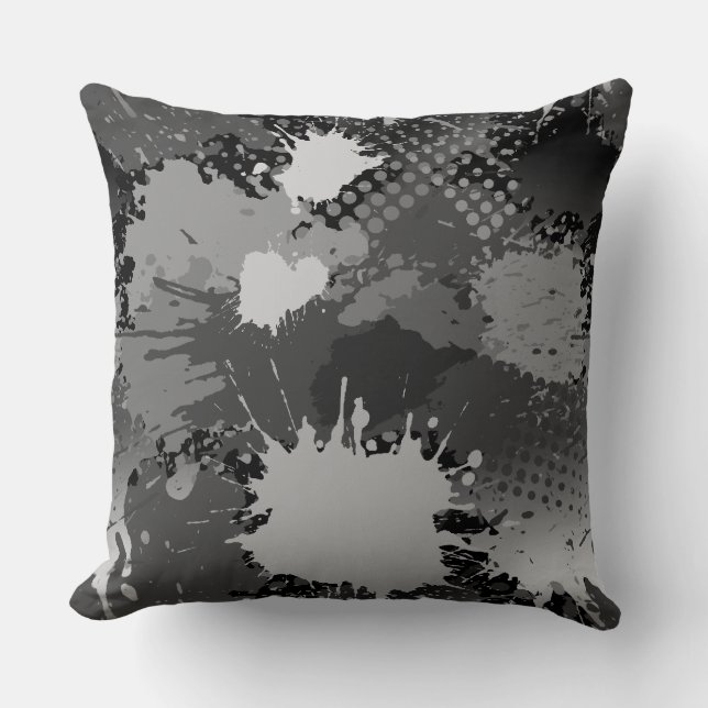 Paint Splash Pattern 2 Cushion (Front)