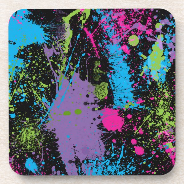 Paint Splater Coaster (Front)