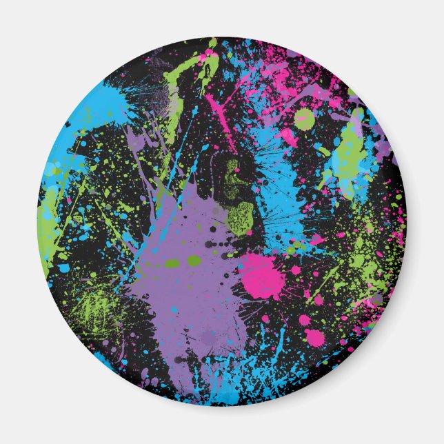 Paint Splater Magnet (Front)
