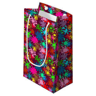 Paint Splats Customisable Small Gift Bag