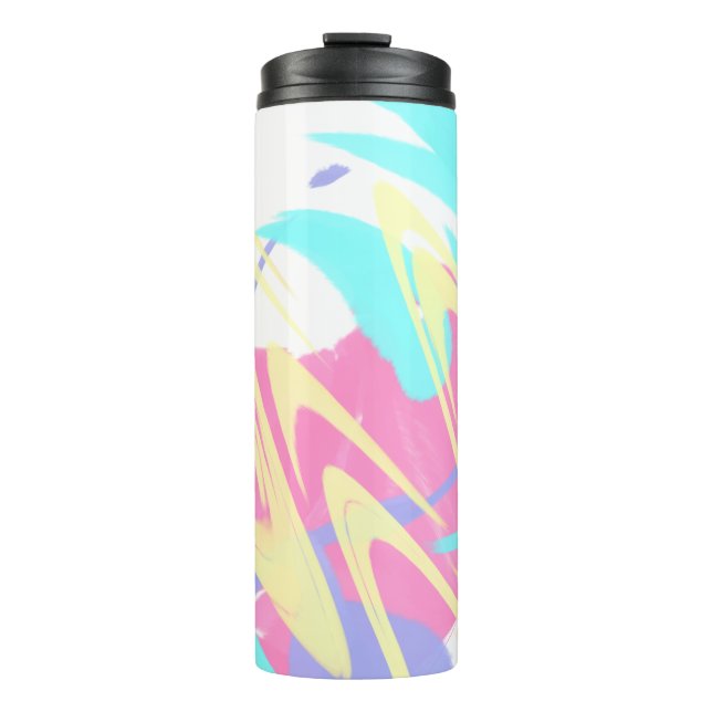 Paint Splatter Abstract Art Thermal Tumbler (Front)