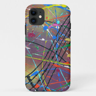 Paint Splatter and Drizzle iPhone 11 Case
