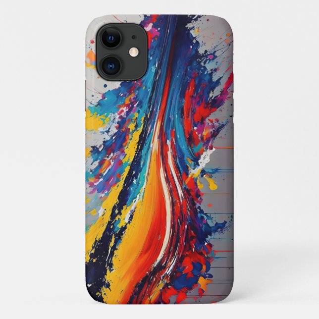 Paint Splatter Case-Mate iPhone Case (Back)