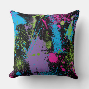 Paint Splatter Cushion