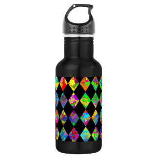 Paint Splatter Diamond Pattern 532 Ml Water Bottle