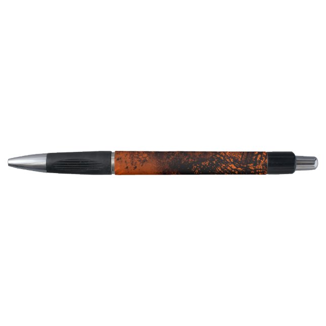 Paint Splatter Effect Orange & Black  (Front)