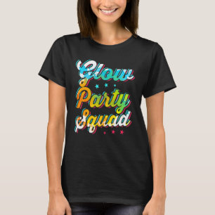 Paint Splatter Eighties 80s Retro Costume Glow Par T-Shirt